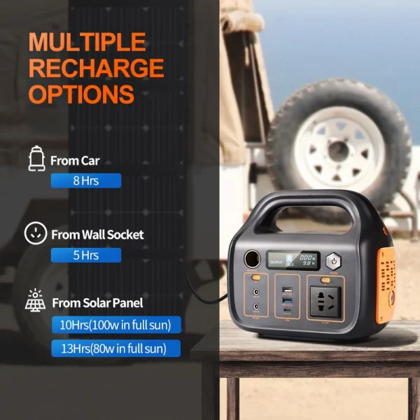 Solar Generator Portable Power Station For Campers, Rvs, Or As An Emergency Backup - Image 3