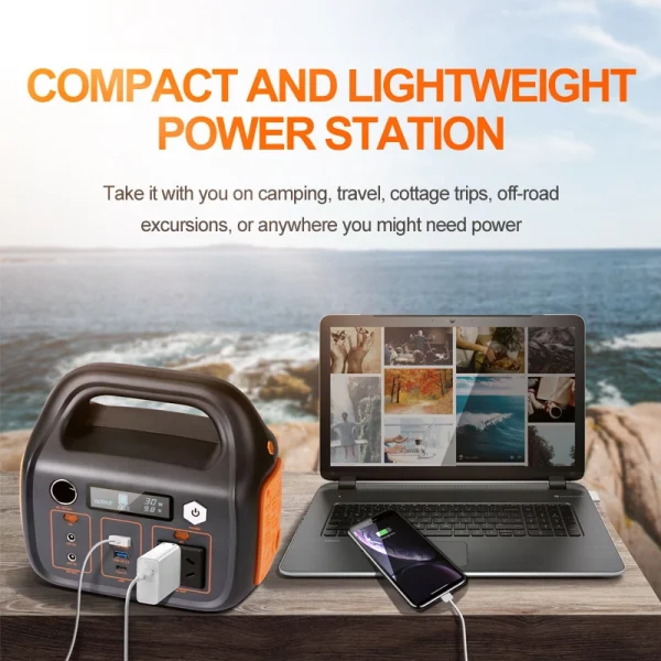 Solar Generator Portable Power Station For Campers, Rvs, Or As An Emergency Backup - Image 6